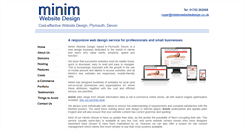 Desktop Screenshot of minimwebsitedesign.co.uk